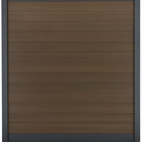 Composiet Premium Tuinscherm - Natural Savanna Brown - Horizontaal