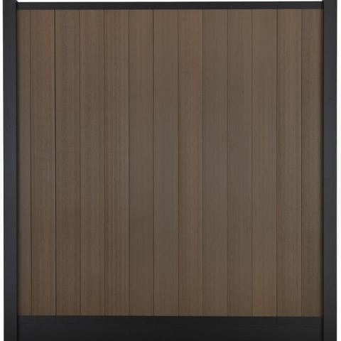 Composiet Premium Tuinscherm - Natural Savanna Brown - Verticaal