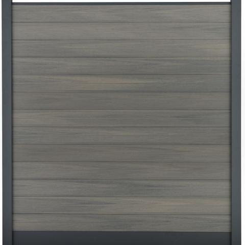 Composiet Premium Tuinscherm - Natural Light Grey - Horizontaal