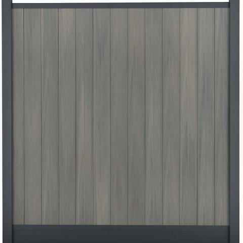 Composiet Premium Tuinscherm - Natural Light Grey - Verticaal