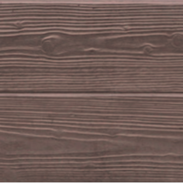 Dubbele Betonplaat Plankmotief dubbelzijdig Bruin 184x36x4.8cm