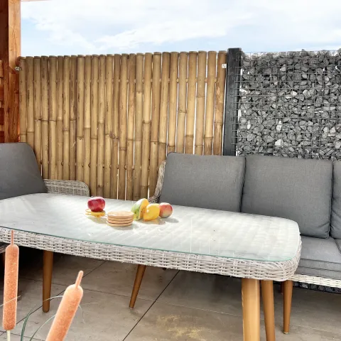 Bamboe Tuinscherm XL | Naturel