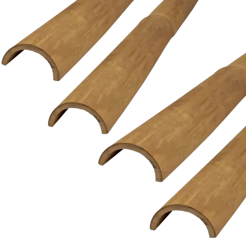 Bamboe Lat | Scherm Set dubbelzijdig | Naturel