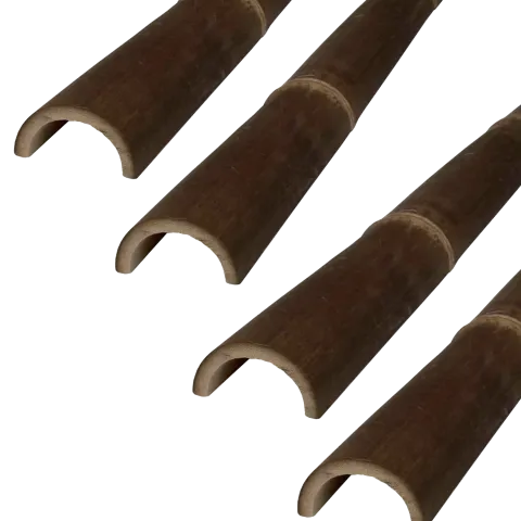 Bamboe Lat | Scherm Set dubbelzijdig | Black