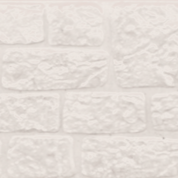 Dubbele Betonplaat Romaans motief dubbelzijdig Wit 184x36x4.8cm