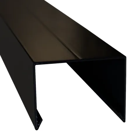 Aluminium Afdekkap | Zwart | 179,5 cm