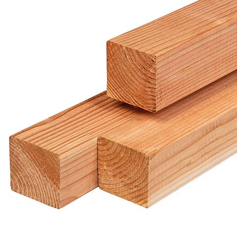 Douglas Tuinpaal 85x85mm geschaafd | onbehandeld