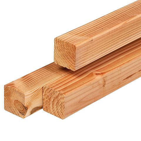 Douglas Tuinpaal 65x65mm geschaafd | onbehandeld