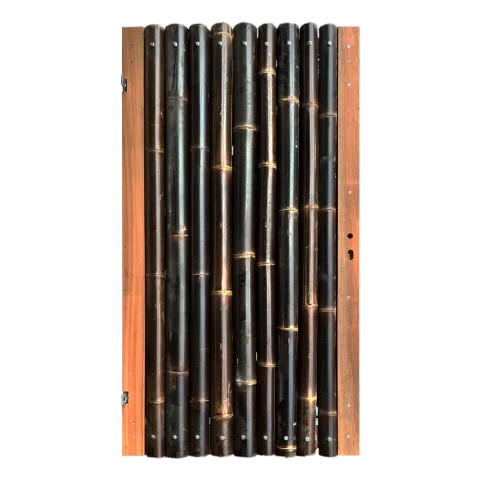 Bamboe Tuinpoort XL | Black | 100x180 cm
