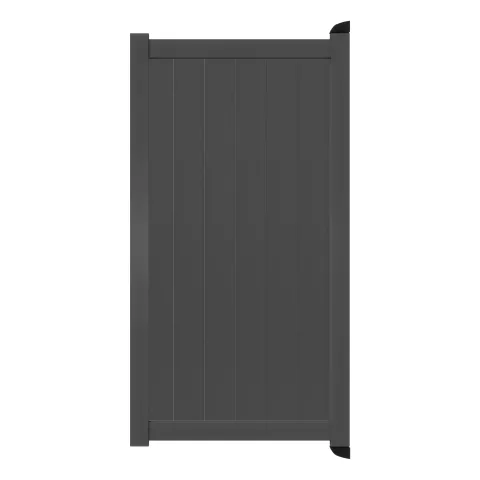 Aluminium Tuinpoort | 97x220cm | Aluminium Antracite | Verticaal | Antraciet aluminium frame