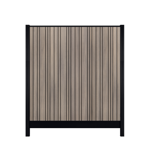 Composiet Premium Tuinscherm - Barcode Shade - Verticaal