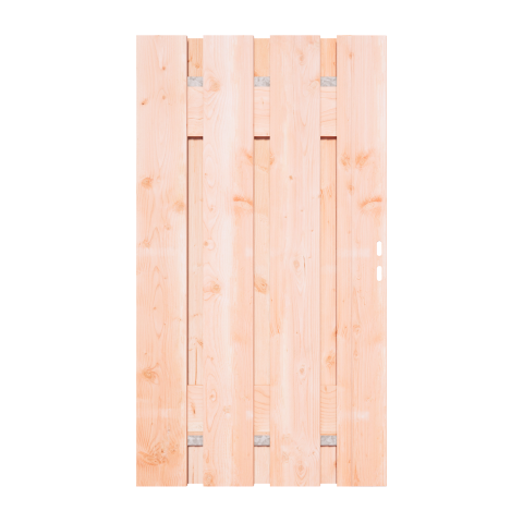 Douglas XL Tuinpoort 90x195 cm | Stalen frame met slotkast | Verstelbaar