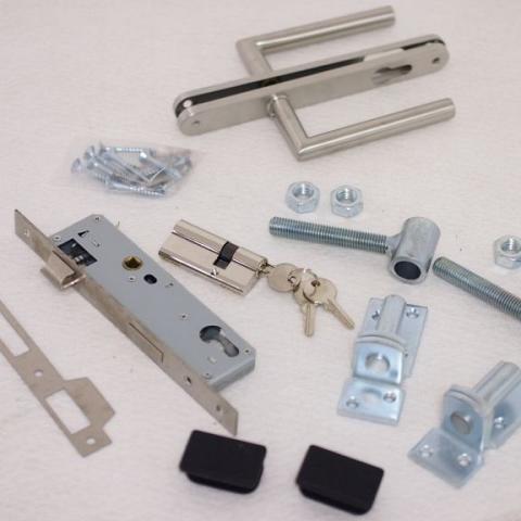 Slotset | Kader frame met slotkast | RVS