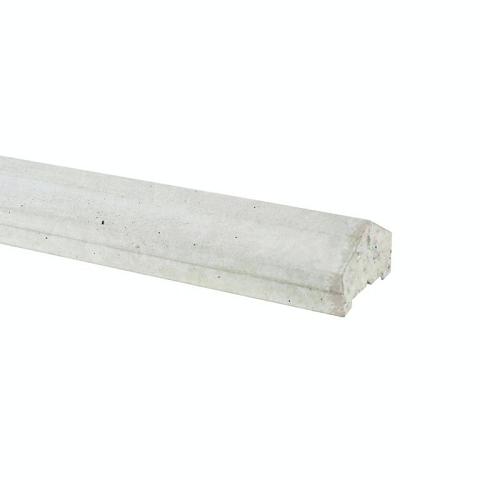 Betonnen afdekkap Wit t.b.v. dubbelzijdig 180 cm
