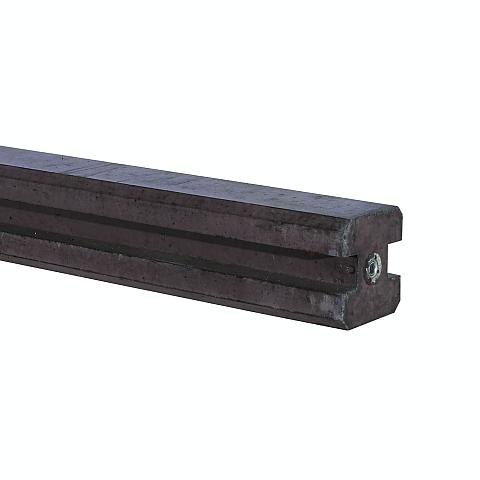 Betonschuttingpaal Bruin 11.5x11.5x200cm tussensp. 108cm