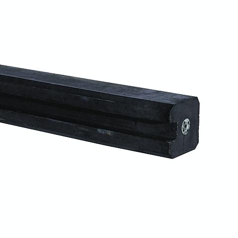 Betonpaal Eindsponning 108cm Glad Antraciet 11.5x11.5x200cm