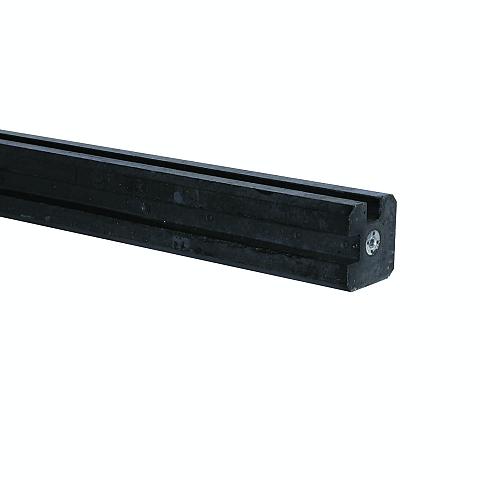 Betonschuttingpaal Antraciet 11.5x11.5x275cm hoeksp. 206cm