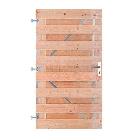 Douglas Horizontale Tuinpoort 100x180 cm | 15x140 mm | 17-planks model
