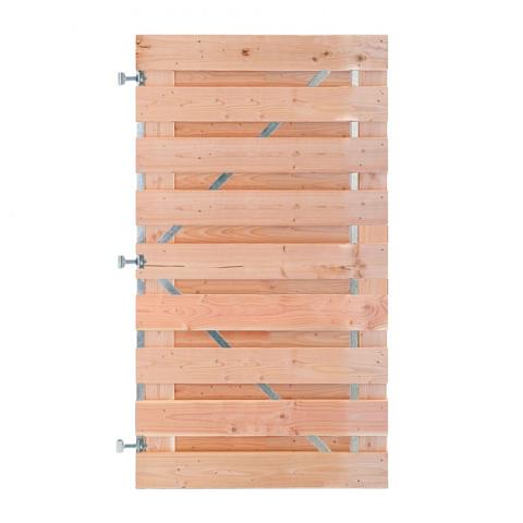 Douglas Horizontale Tuinpoort 100x180 cm | 15x140 mm | 19-planks model