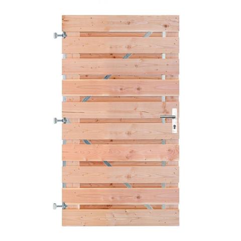 Douglas Horizontale Tuinpoort 100x180 cm | geschaafd 16x140 mm | 21-planks model