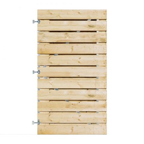 Grenen Horizontale Tuinpoort 100x180 cm | 17x140 mm | 23-planks model