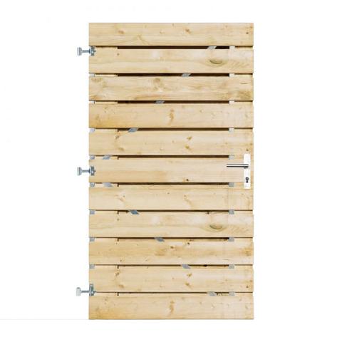 Grenen Horizontale Tuinpoort 100x180 cm | 17x140 mm | 23-planks model