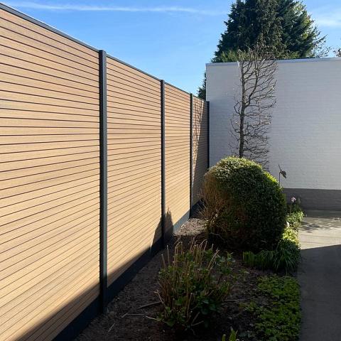Composiet Premium Schuttingplank Rhombus Teak