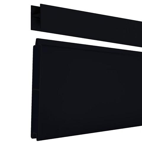 Aluminium Premium Profielen | t.b.v. Verticale toepassing | Black
