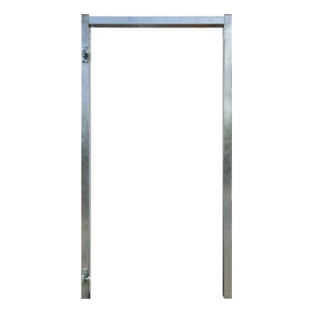 Stalen kozijn | Zwart | t.b.v. kaderpoort 90 cm breed