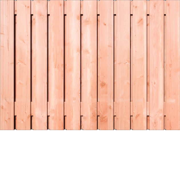 Douglas 23 planks 180x130 cm BxH