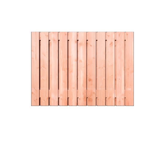 Douglas 23 planks 180x130 cm BxH