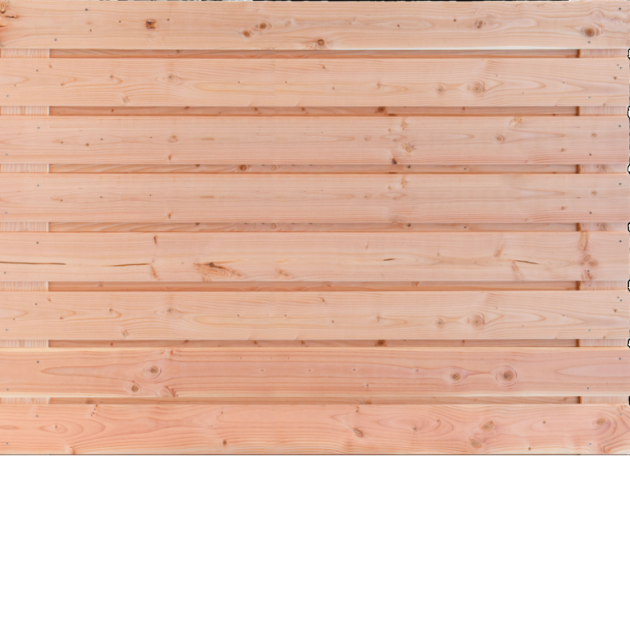 Horizontaal Douglas 23 planks 180x130 cm BxH