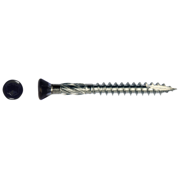 Potdekselschroef RVS Zwart 4x45mm