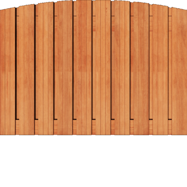 Hardhout 21 planks 180x130 cm BxH | Toog