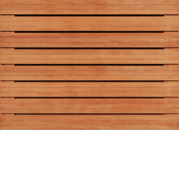 Horizontaal Hardhout 23 planks 180x130 cm BxH