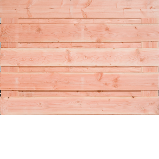 Horizontaal Douglas XL 15 planks 180x130 cm BxH