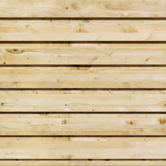Horizontaal Grenen 21 planks 180x130 cm BxH
