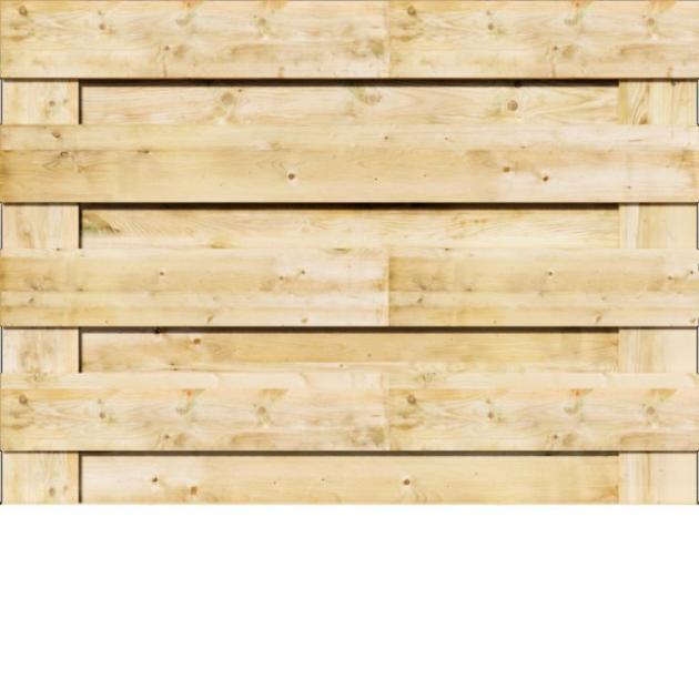 Horizontaal Grenen XL 13 planks 180x130 cm BxH