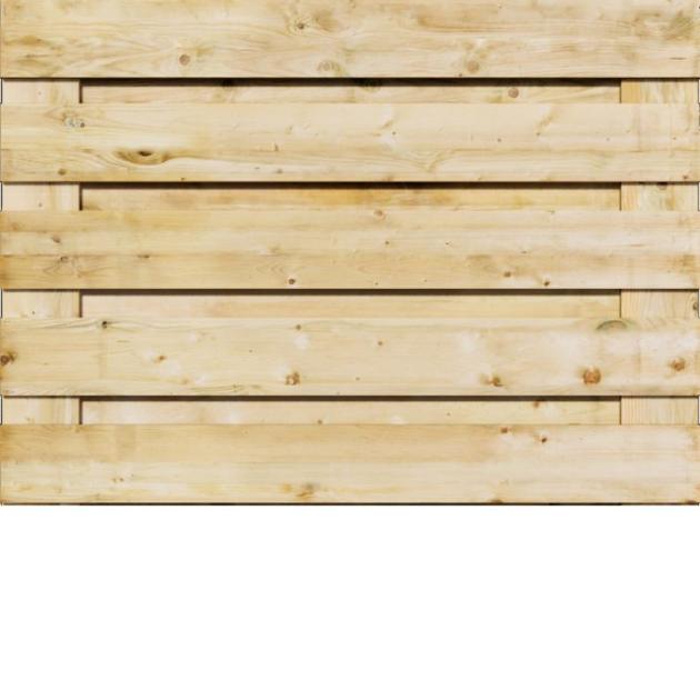Horizontaal Grenen XL 15 planks 180x130 cm BxH