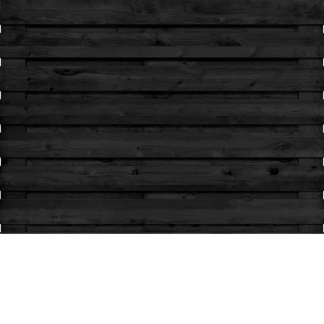 Horizontaal Zwart Grenen 21 planks 180x130 cm BxH