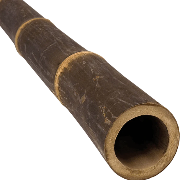 Bamboe Paal | Black | 8/10 cm x 270 cm