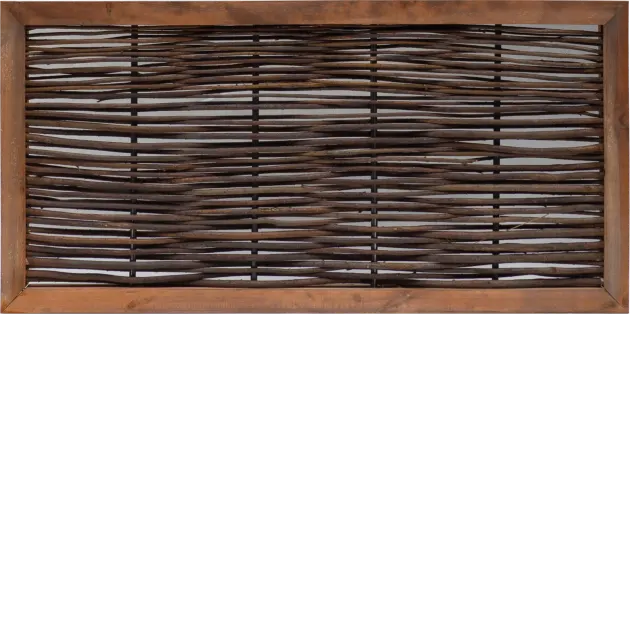 Wilgentenen tuinscherm XL | 180x180 cm