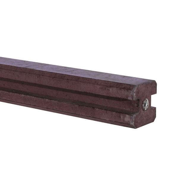 Combiwood gladde betonpaal Bruin 10x10x275cm Tussenpaal