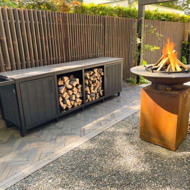 Bamboe Tuinscherm XL | Black