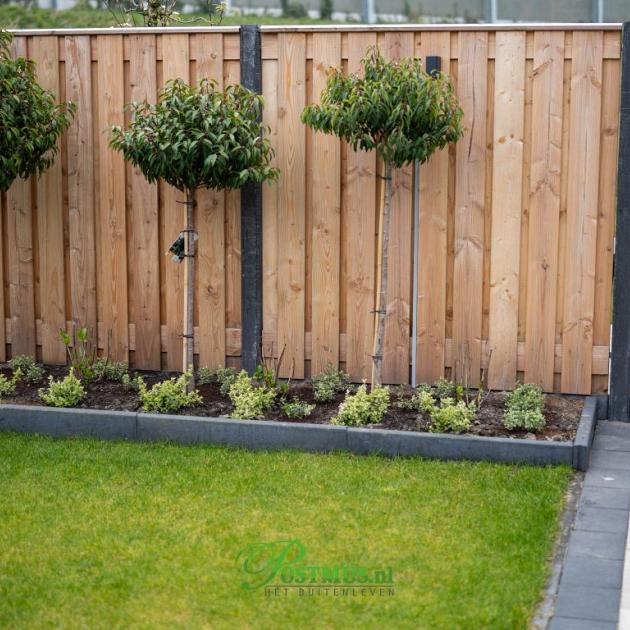 Tuinscherm Douglas 21 planks 180x150 cm BxH | Geschaafd | Verticaal | Recht