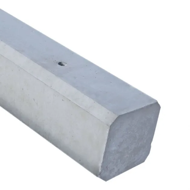 Betonpaal Vlak Glad Stampgrijs 10x10x275cm tussen sponning 37cm