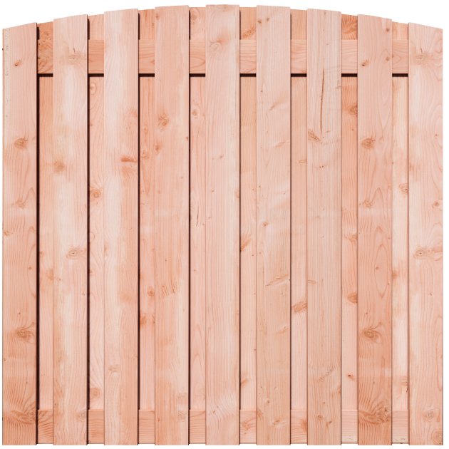 Tuinscherm Douglas 19 planks 90x90 cm BxH | Geschaafd | Verticaal | Toog