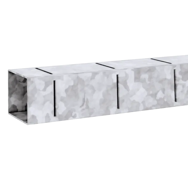Inviso Wall stalen paal 60x60x2900mm