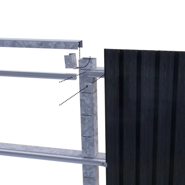 Inviso Wall Rail 206cm