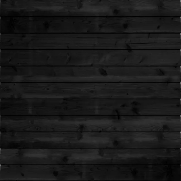 Tuinscherm Douglas Zweeds Rabat 11-37mm | Dubbelzijdig | Zwart | 220 cm breed